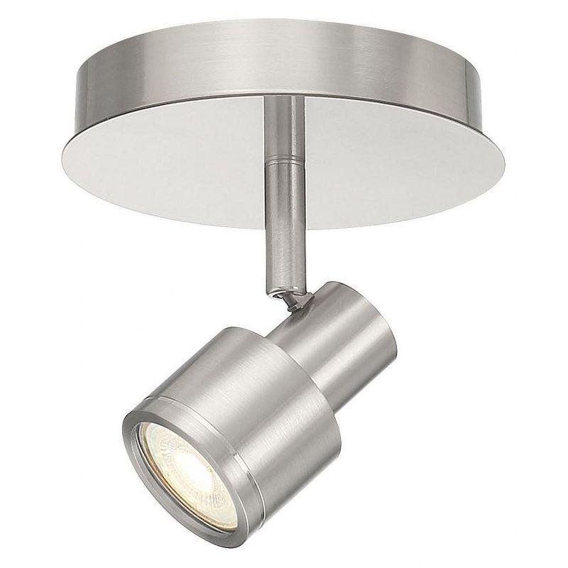Access Lighting Lincoln 3 - Light Flush Mount in  Brushed Steel