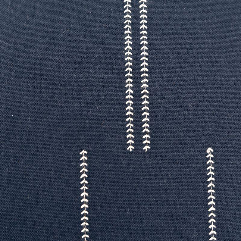 Embroidered Cotton Throw Pillow