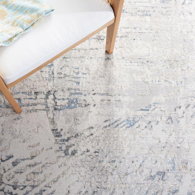 Steelside™ Wayde Abstract Gray/Beige Area Rug
