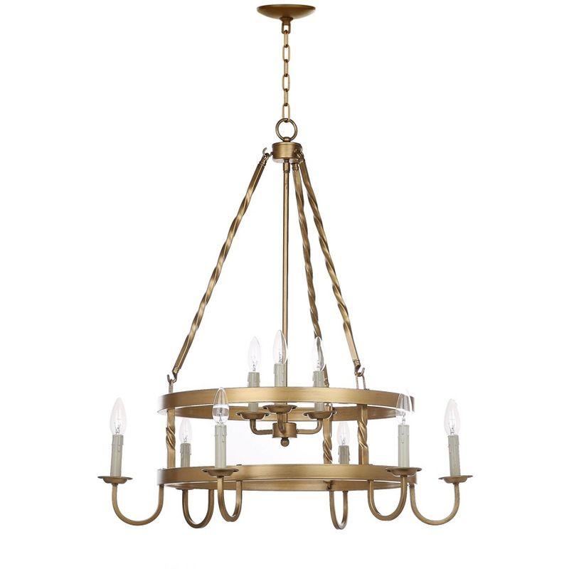 Crowley Chandelier - LIT4385 - Brass - Safavieh