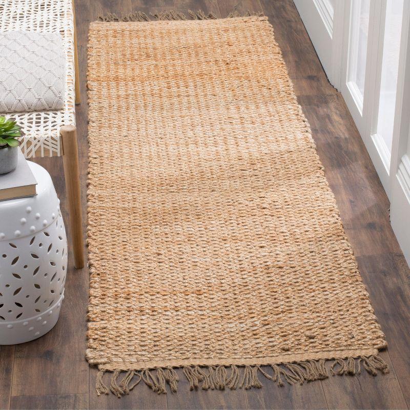Uma Natural Fiber Hand Woven Jute Solid Color Rug