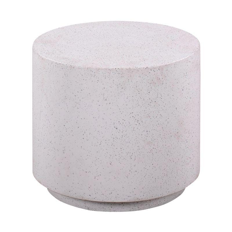 TOV Furniture Terrazzo Light Speckled Side Table