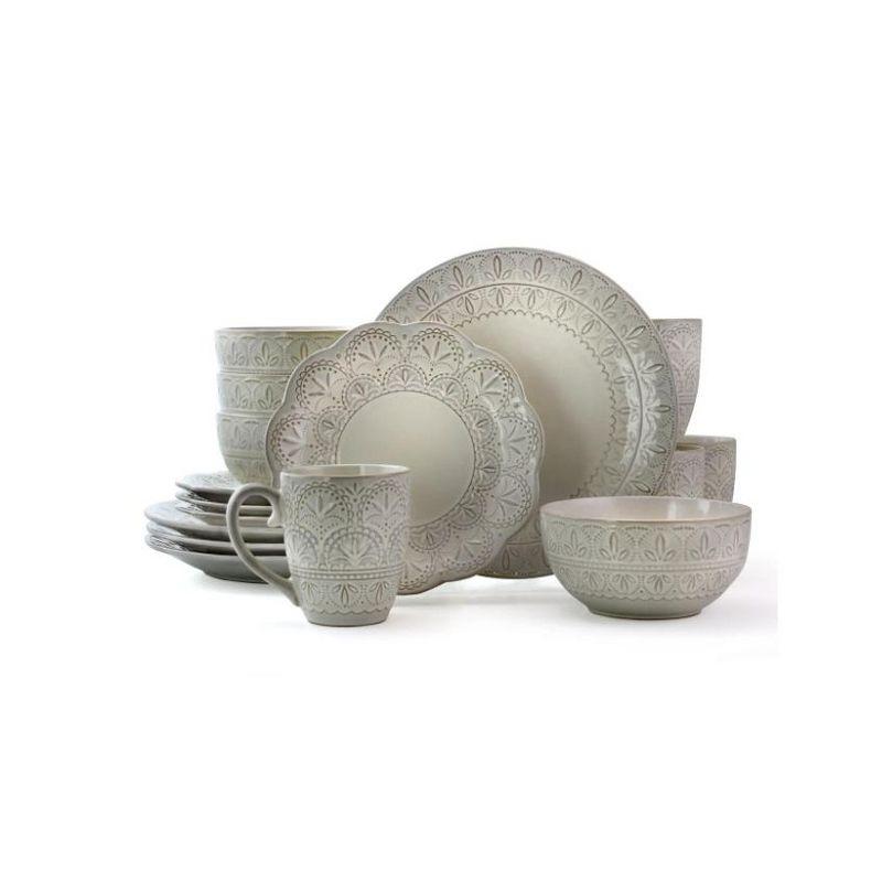 Ophelia & Co. Avelar 16 Piece Stoneware Dinnerware Set - Service for 4