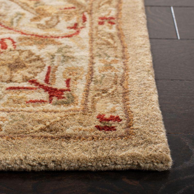 Persian Legend PL819 Hand Tufted Indoor Runner Rug - 2'6"x12' - Moss/Beige - Safavieh