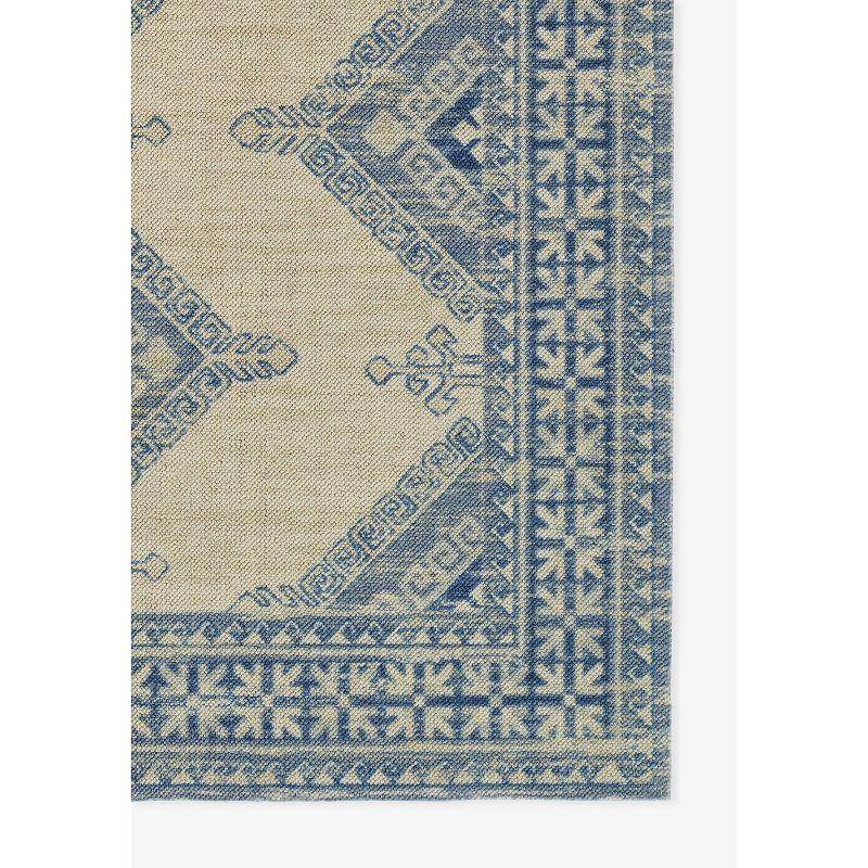Momeni 3'3"x5' Anatolia Kez Medallion Machine Loomed Area Rug Ivory: Classic Rectangle, Low Pile Wool & Nylon