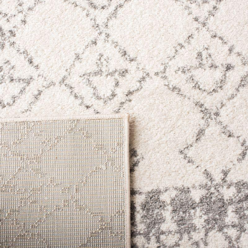 Tulum TUL229 Power Loomed Area Rug - Ivory/Grey - 9'x9' - Safavieh.