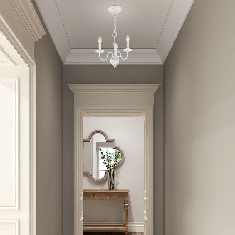 Livex Lighting Windsor 3 - Light Chandelier in  Antique White