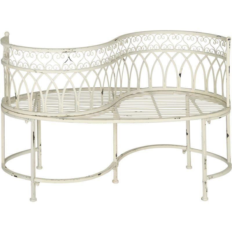 Fleur De Lis Living Yelverton Iron Outdoor Bench