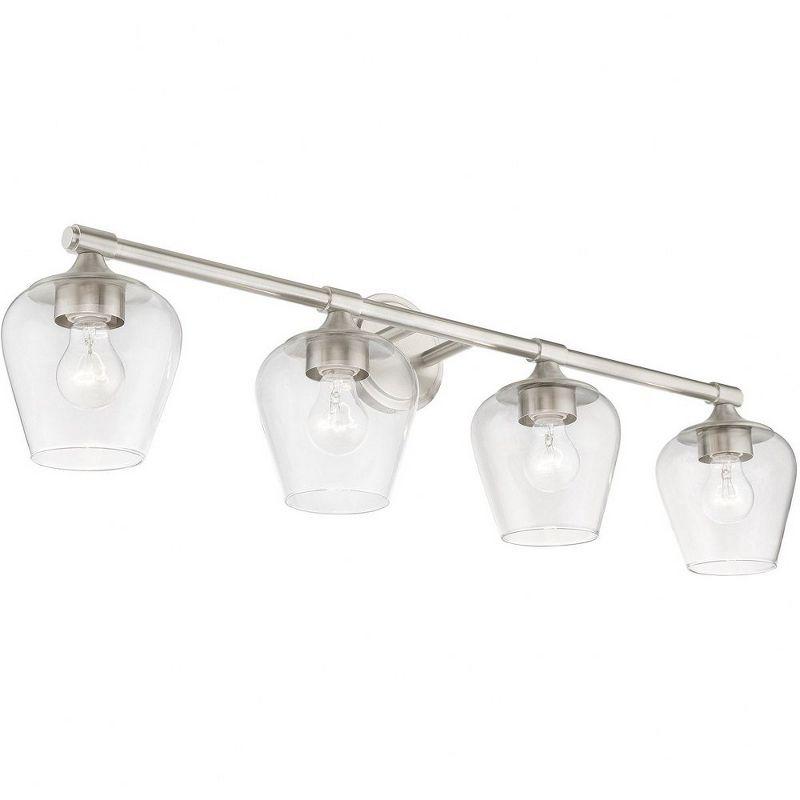 Livex Lighting Willow 4 - Light Vanity in  Brushed Nickel