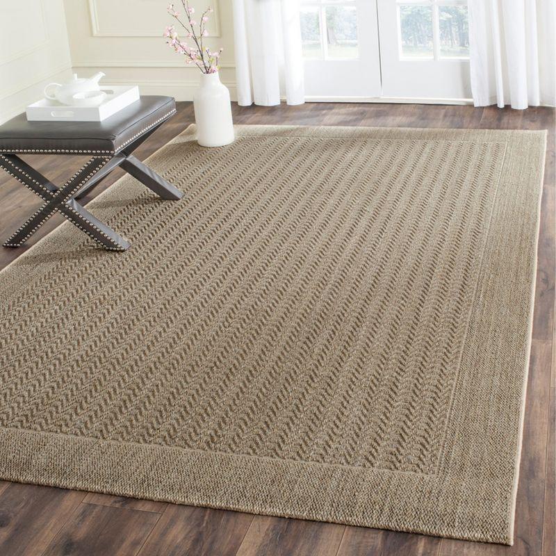 Huxley Sisal PAB321 Power Loomed, Jacquard Weave Indoor Area Rug - 8'x11' - Desert Sand - Safavieh