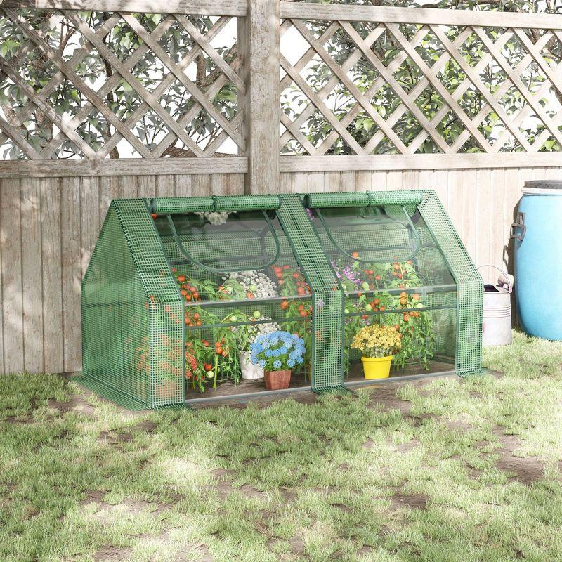 Outsunny 70.75" W x 35.5" D Mini Greenhouse