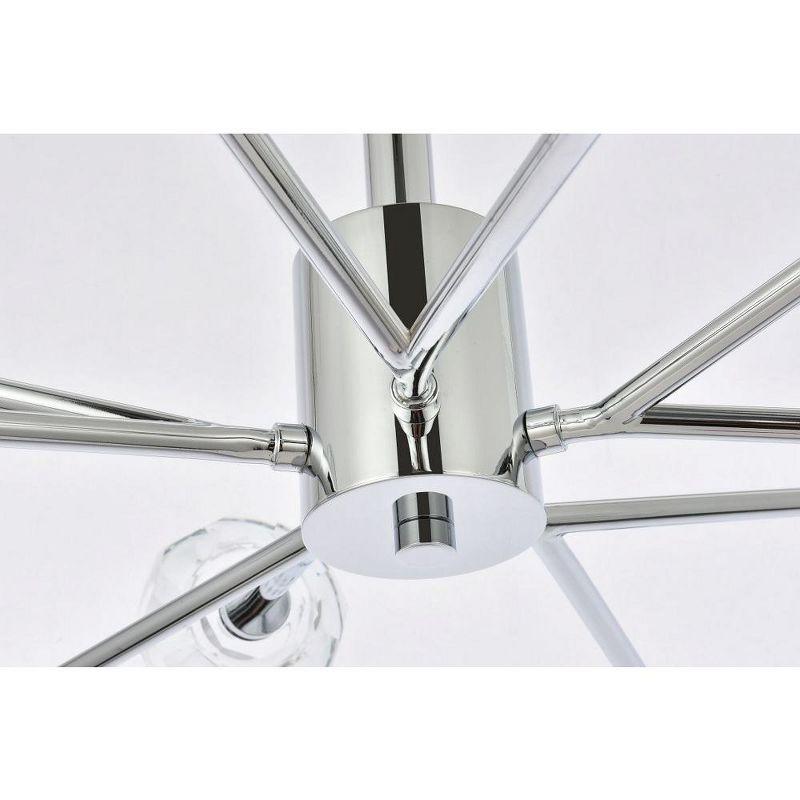 Elegant Lighting Graham 10 - Light Pendant in  Chrome