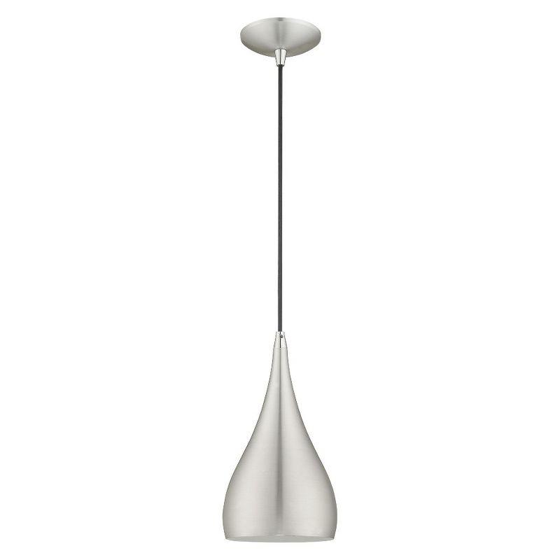 Schultz Single Light Metal Dimmable Pendant