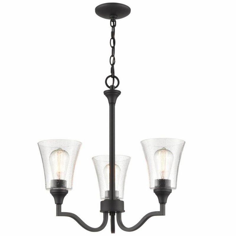 Millennium Lighting Caily 3 - Light Chandelier in  Matte Black