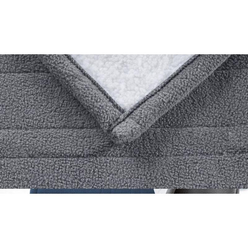 Serta Fleece to Sherpa Heated Throw