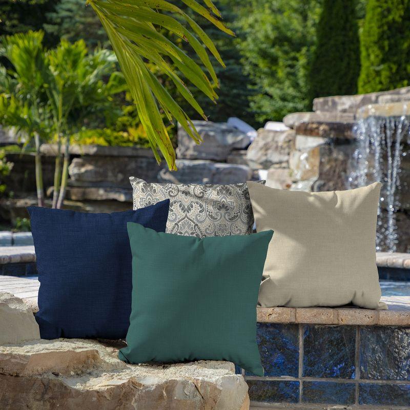 Ruby Indoor/Outdoor Reversible Throw Pillow