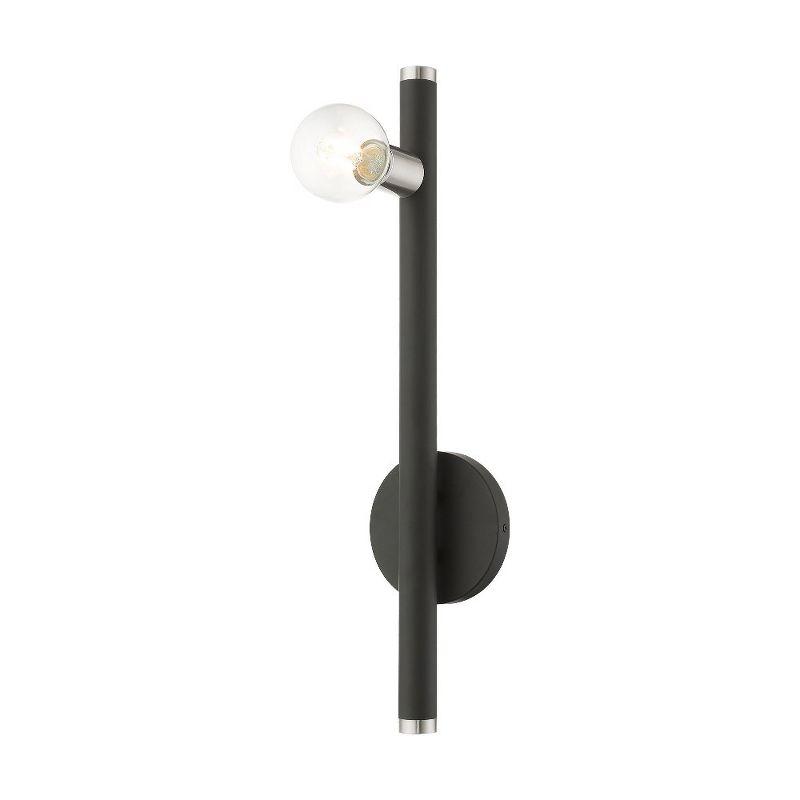 Livex Lighting Bannister 1 - Light Wall Light in  Black