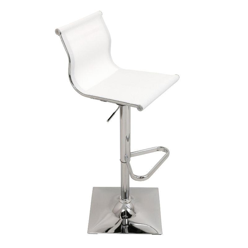 Mirage Contemporary Adjustable Barstool - LumiSource