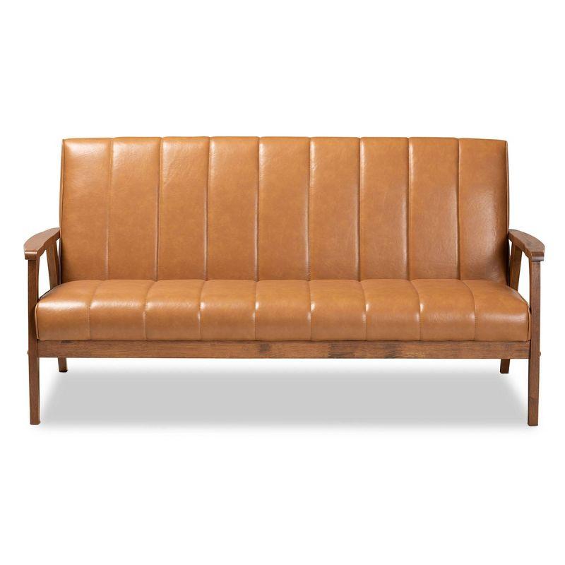 Alonah 64'' Faux Leather Sofa