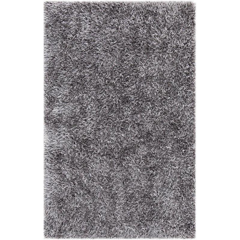 New Orleans Shag SG531 Hand Tufted Indoor Accent Rug - Grey/Grey - 4'x6' - Safavieh