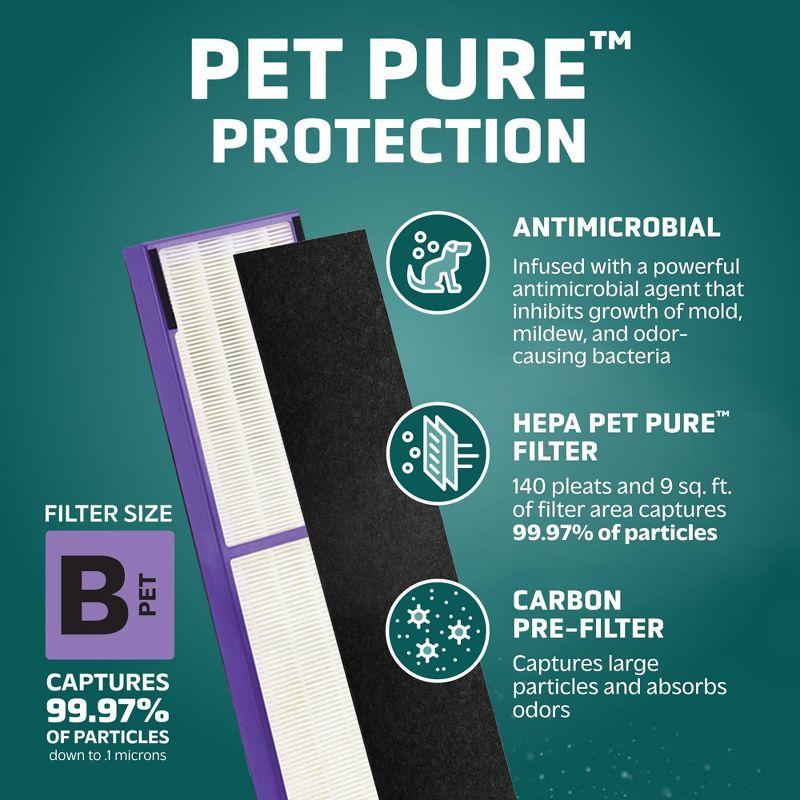GermGuardian FLT4850PT True HEPA with Pet Pure Treatment GENUINE Replacement Air Control Filter B: Captures Dust, Pollen, Odors