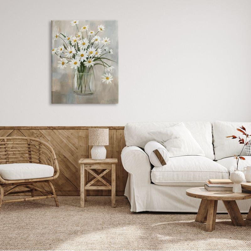 Stupell Industries Daisy Bloom Bouquet Potted Flowers Abstract Pattern by Nan - Painting