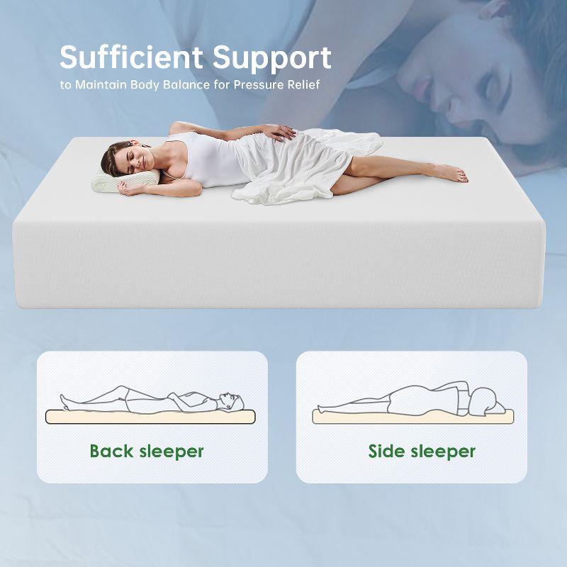 FDW 14 inch Mattress Gel Memory Foam Mattress for Cool Sleep & Pressure Relief/CertiPUR-US Certified/Bed-in-a-Box/Pressure Relieving