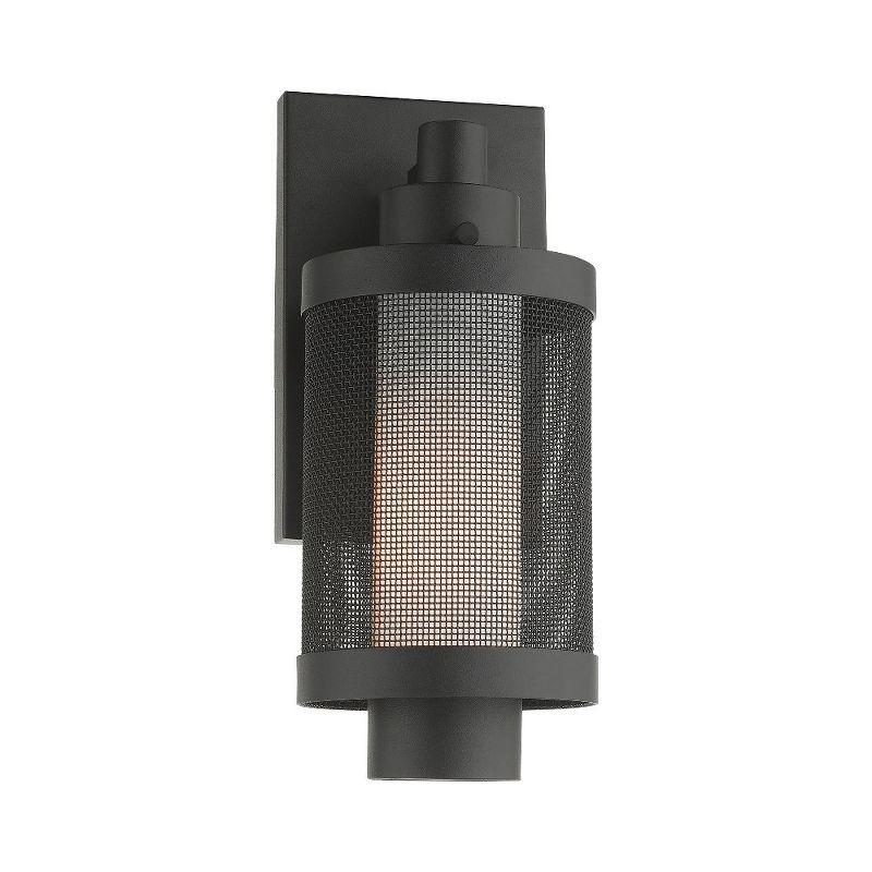 Livex Lighting Nottingham 1 - Light Wall Light in  Textured Black