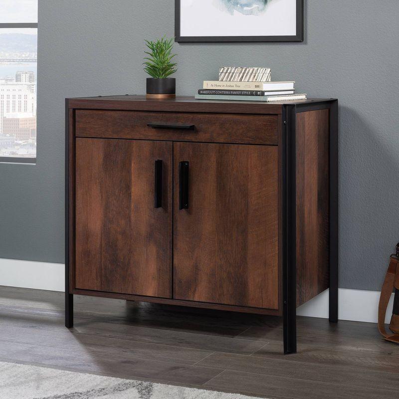 Barrel Oak 2-Door Office Credenza with Adjustable Shelving