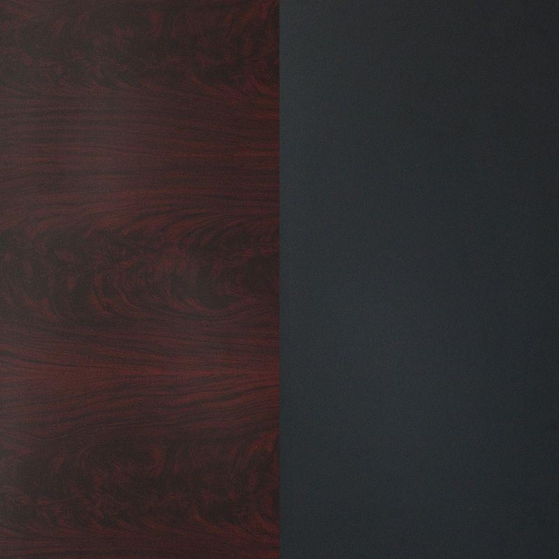 Reversible Black/Mahogany Laminate 30'' x 42'' Commercial Table Top