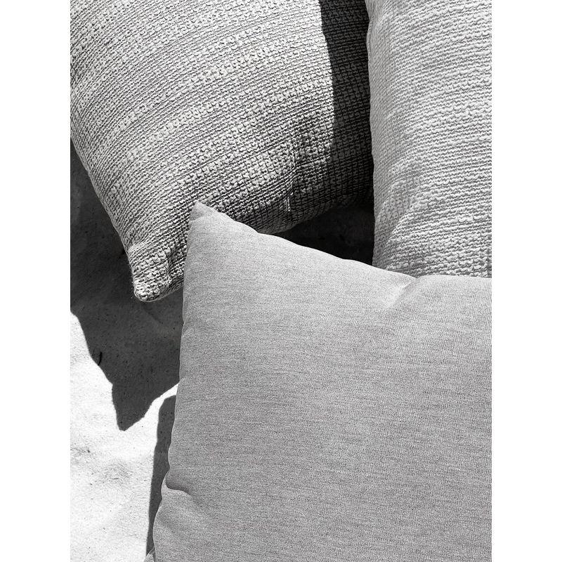 Luxe Essential Grey Indoor Outdoor Pillow