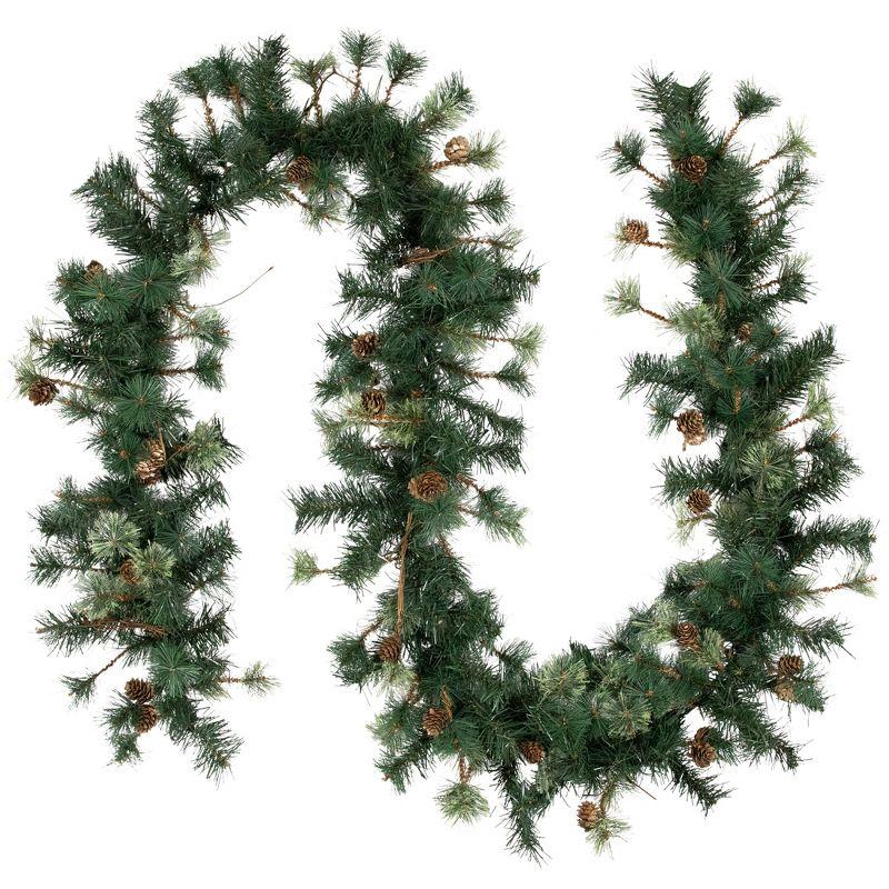 Rustic Grapevine 34" Pre-Lit Christmas Garland with Clear Lights