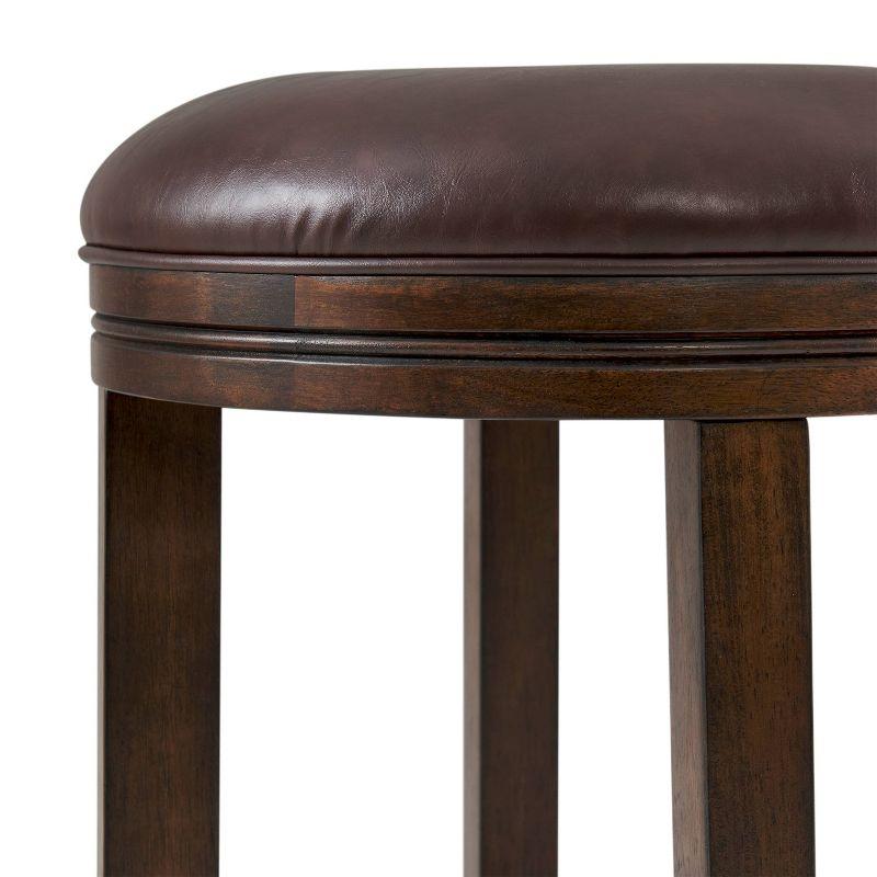 Natick Solid Rubber Wood Counter And Bar Stool