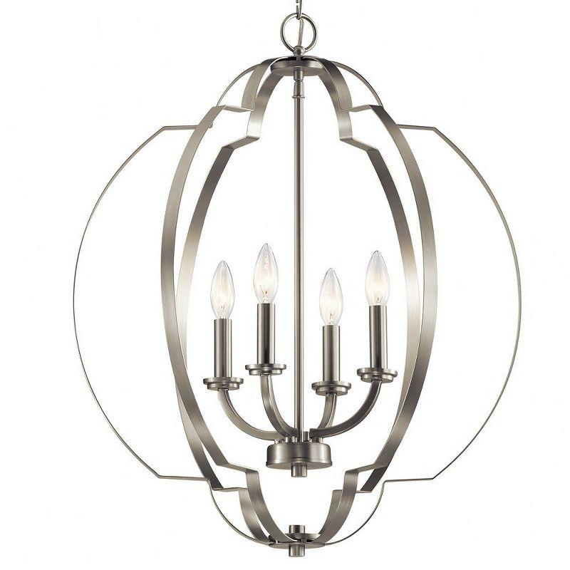 Voleta 26.25" 4 Light Foyer Pendant Black