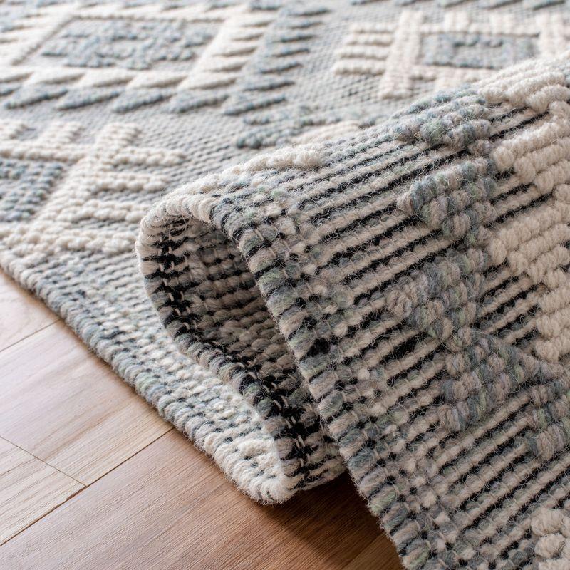 Natura NAT629 Hand Woven Area Rug - Cream/Aqua - 8'9"x11'9" - Safavieh.