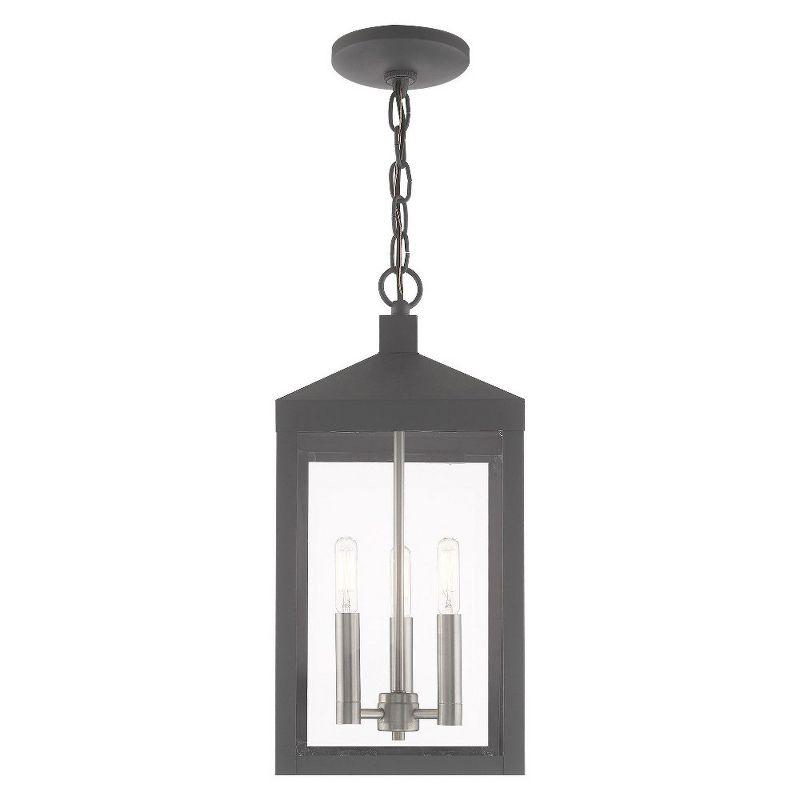 Livex Lighting Nyack 3 - Light Pendant in  Scandinavian Gray