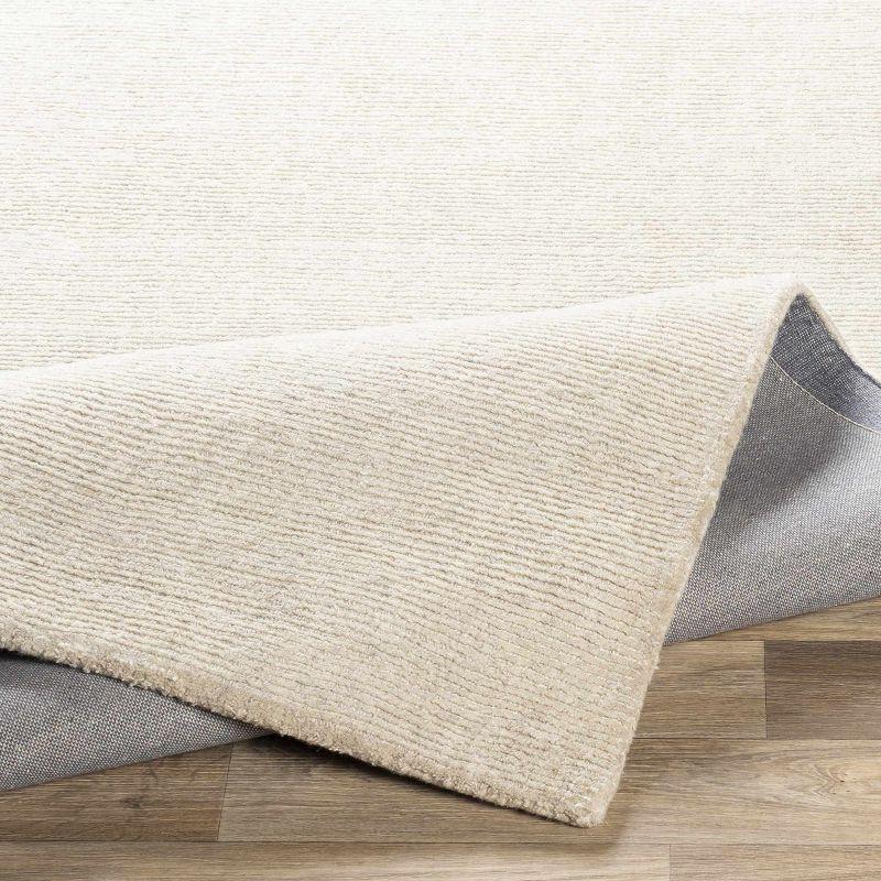 Hauteloom Rectangle Area Rug  Off-White