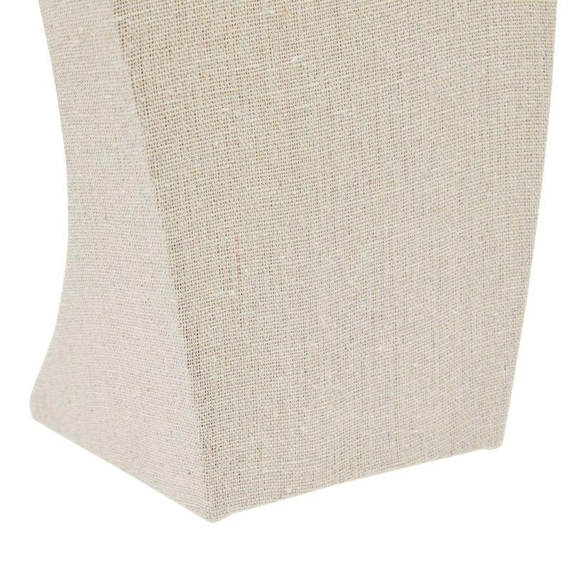 Juvale 12 Inch Linen Jewelry Display Bust, Necklace Mannequin Holder Stand for Retail Stores and Trade Shows (Beige)