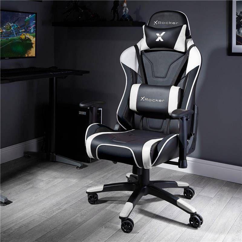 X Rocker Agility PC Chair Black and White