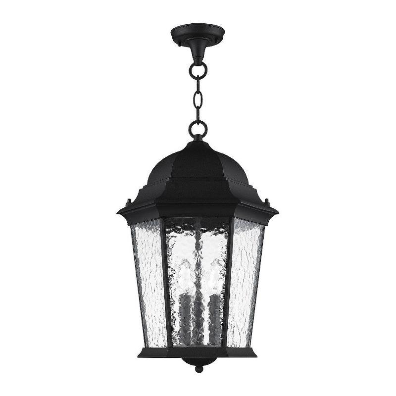 Livex Lighting Hamilton 3 - Light Pendant in  Textured Black