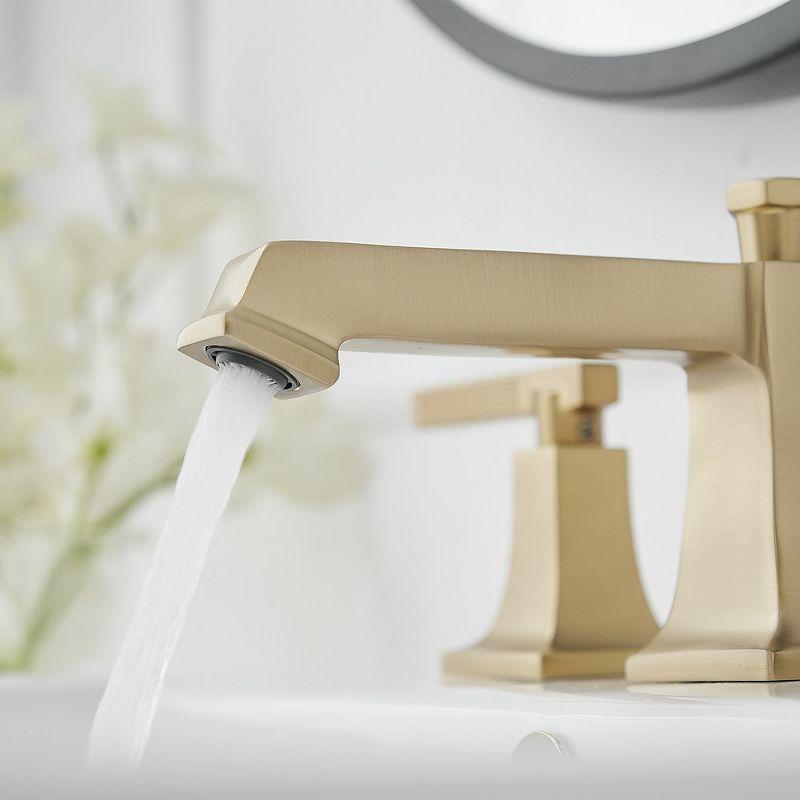 Widespread 2-handle Bathroom Faucet with Drain Assembly