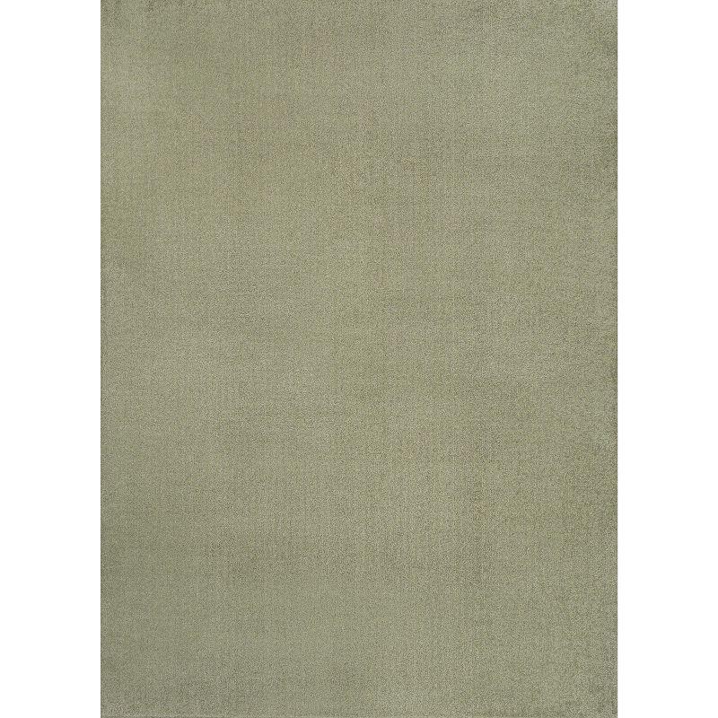 JONATHAN Y Twyla Classic Solid Low-Pile Machine-Washable Sage Green 8 ft. x 10 ft. Area Rug