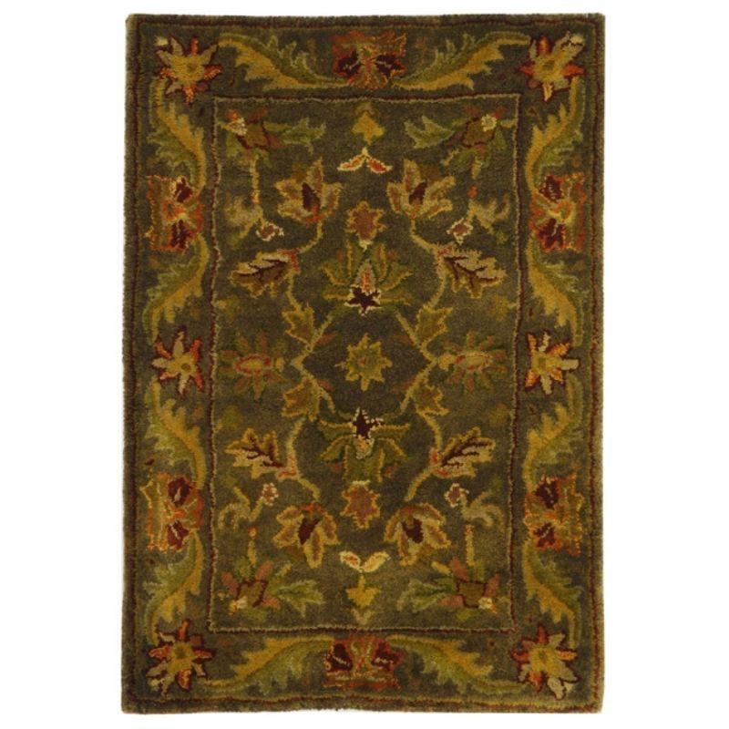 Antiquity AT52 Hand Tufted Indoor Accent Rug - Green/Gold - 2'x3' - Safavieh