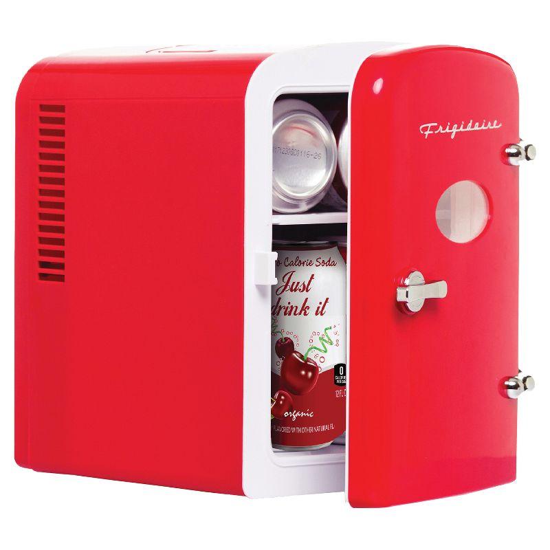 Frigidaire® 0.5-Cubic-Foot Retro Portable Mini Fridge (Red)