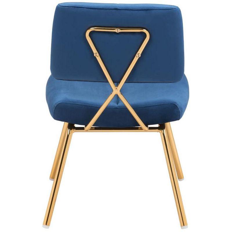 Zuo Nicole Dining Chair (Set of 2) Blue