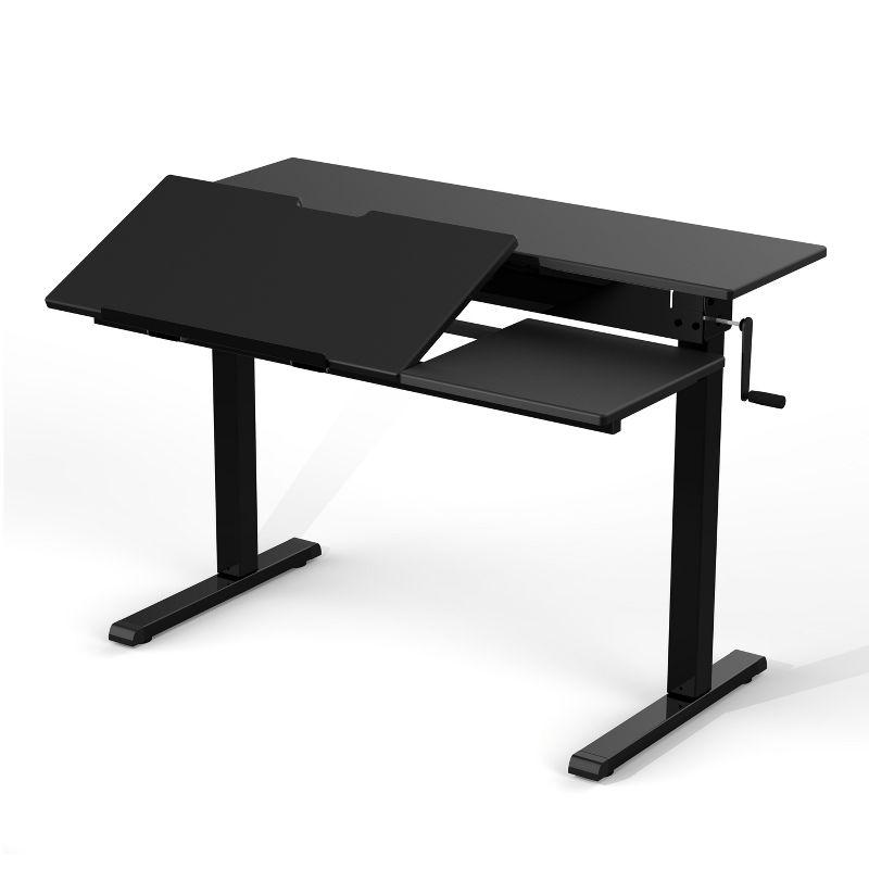 Leidah Adjustable Metal Base Standing Desk