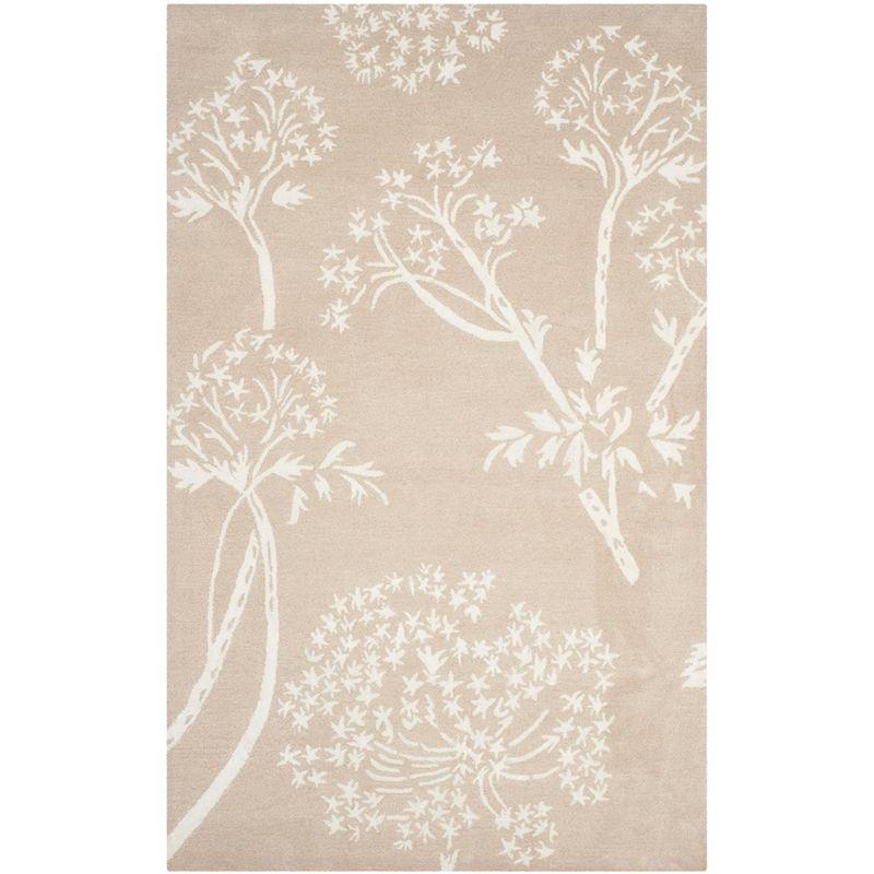 Bella BEL131 Hand Tufted Area Rug - Sand/Ivory - 5'x8' - Safavieh.