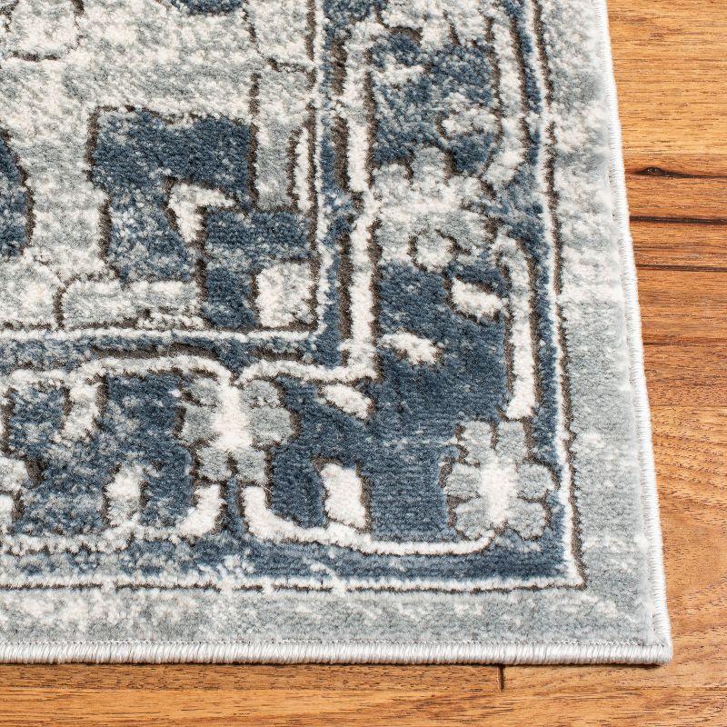 Ivory Medallion Hand-Knotted 3'x5' Synthetic Area Rug