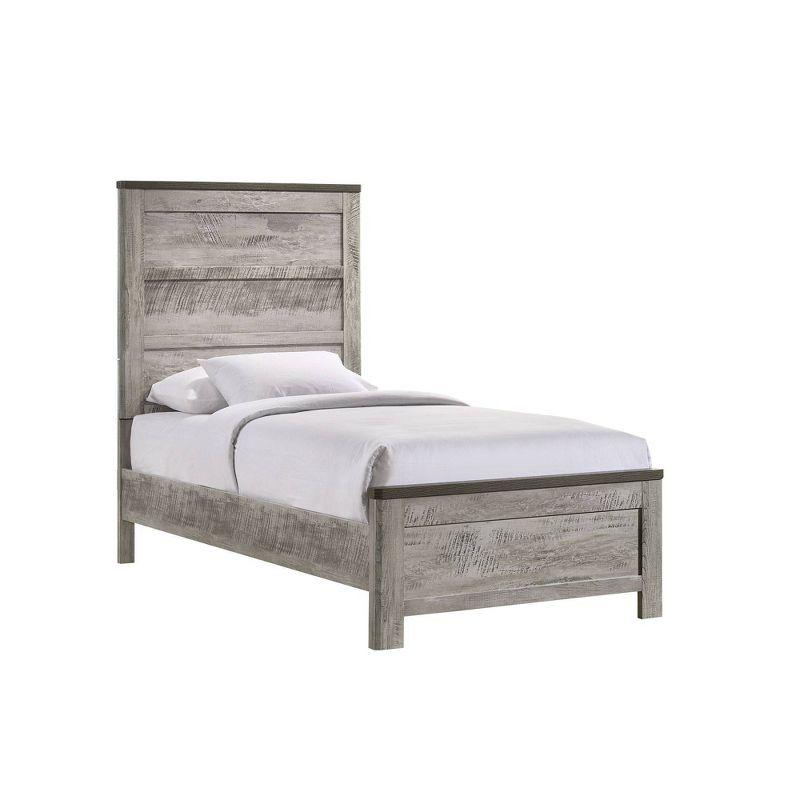 3pc Adam Panel Bedroom Set Gray - Picket House Furnishings