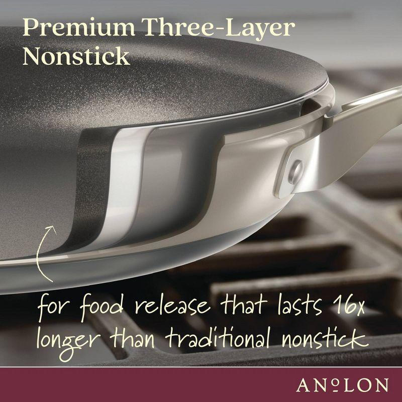 Anolon Anolon Achieve Hard Anodized Nonstick Saute Pan with Lid - 3 Quart